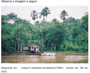 Questão do Cefet sobre vegetação