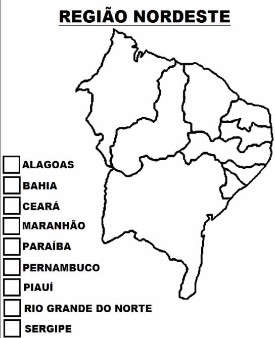 Mapas para colorir