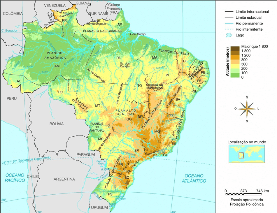 tipos de climas do Brasil