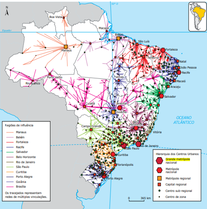 redes e hierarquia urbana