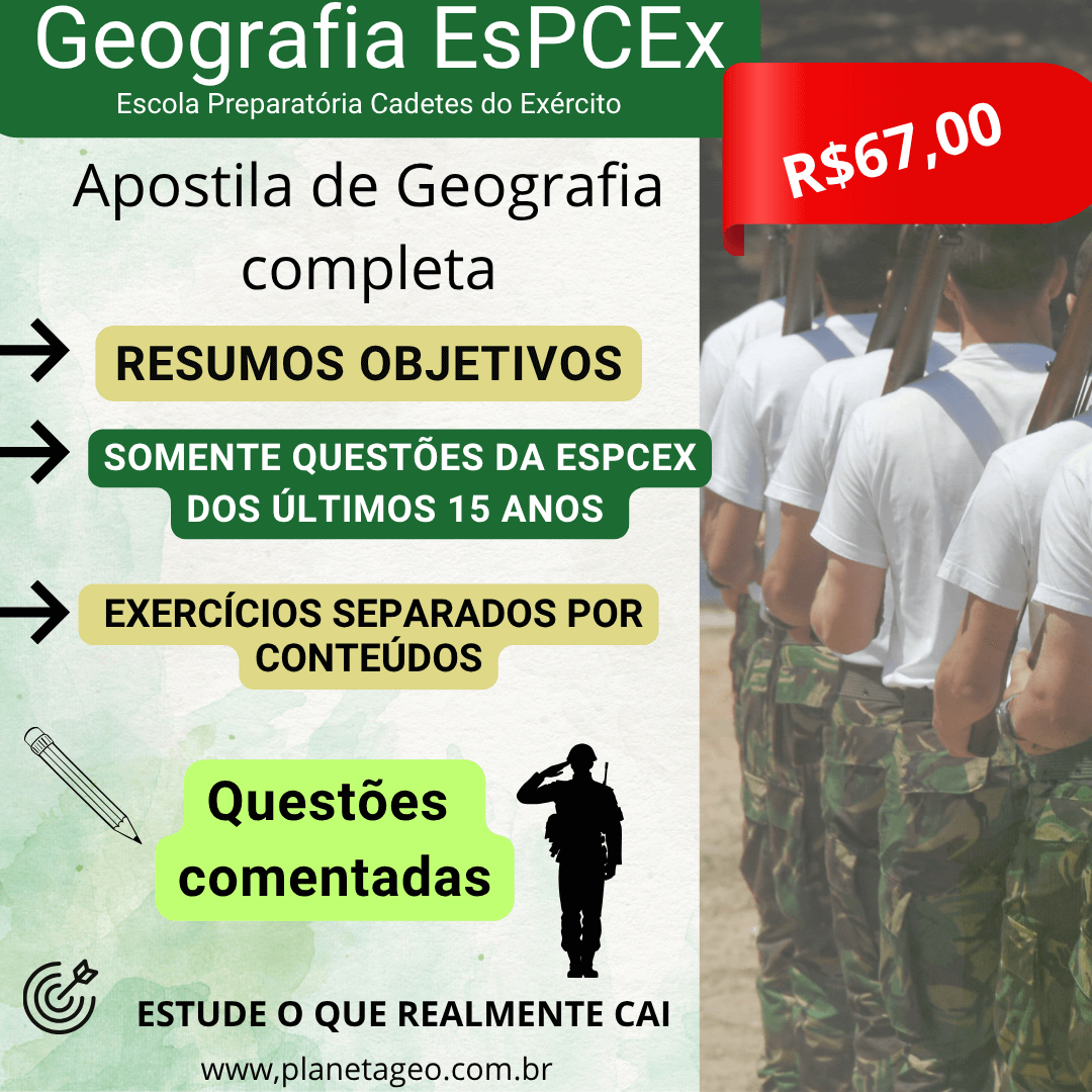 Apostila de Geografia para a EsPCEx