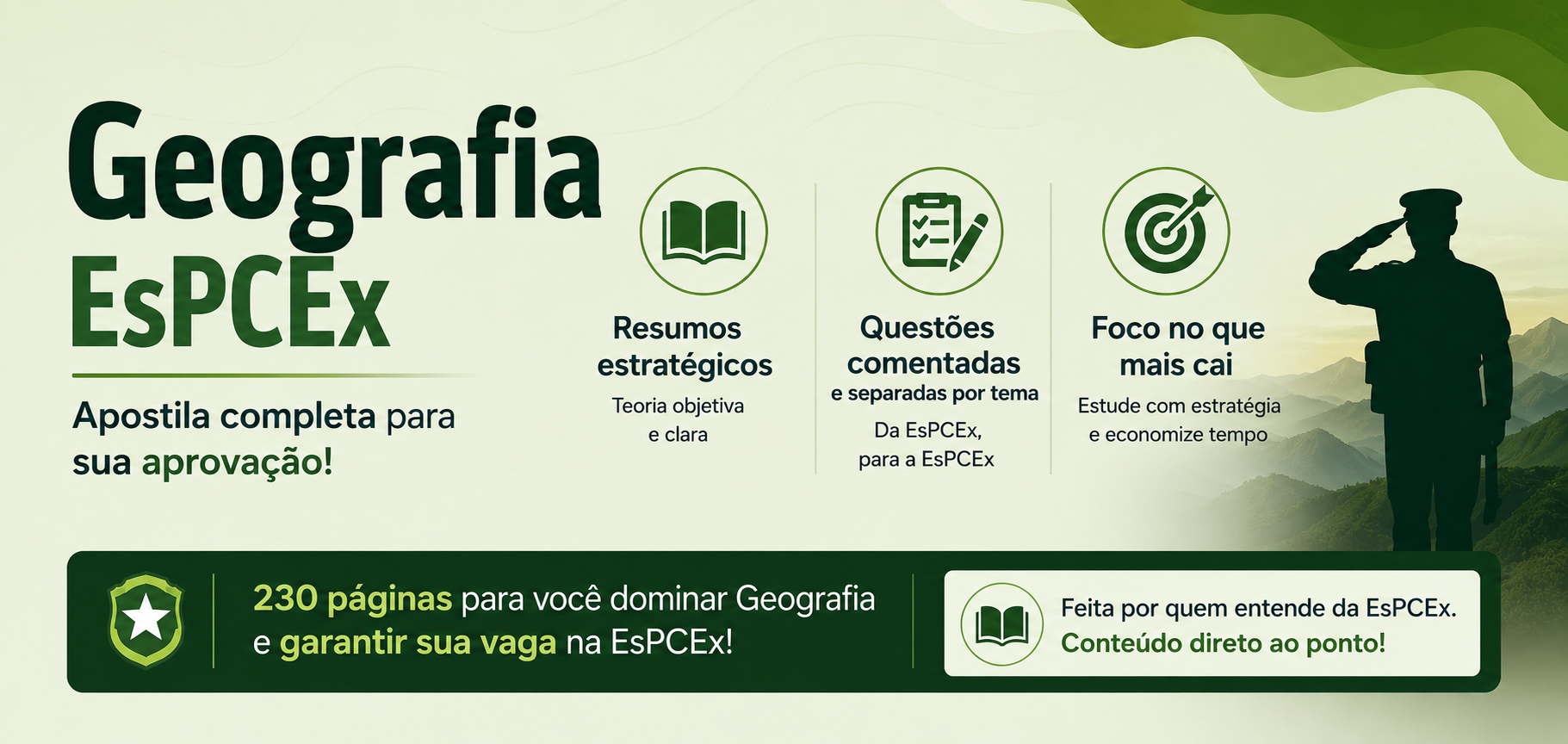 apostila espcex Ideal para candidatos que querem ganhar tempo, revisar os principais temas e aumentar as chances de aprovação.