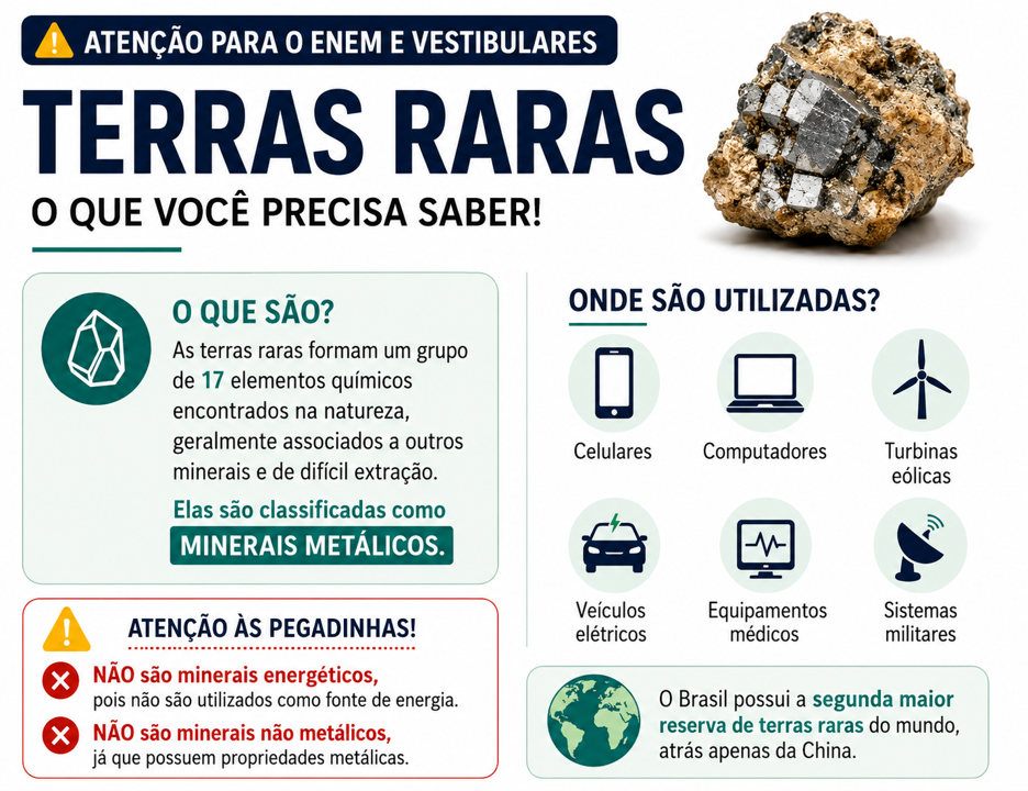 Aplicações das terras raras na tecnologia