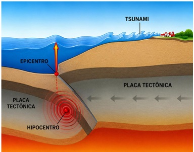 Terremoto: destruição causada por um abalo sísmico