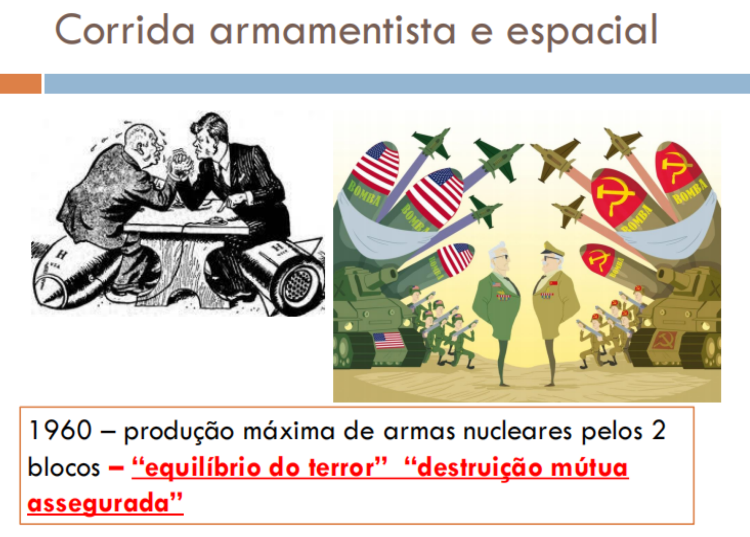 Ilustração do equilíbrio do terror